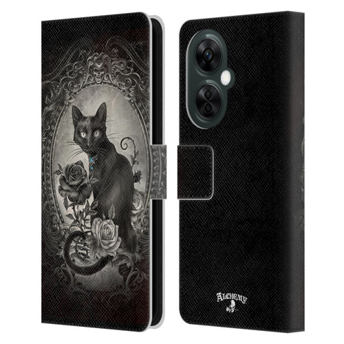 Alchemy Gothic Cats Paracelsus Leather Book Wallet Case Cover For OnePlus Nord CE 3 Lite 5G