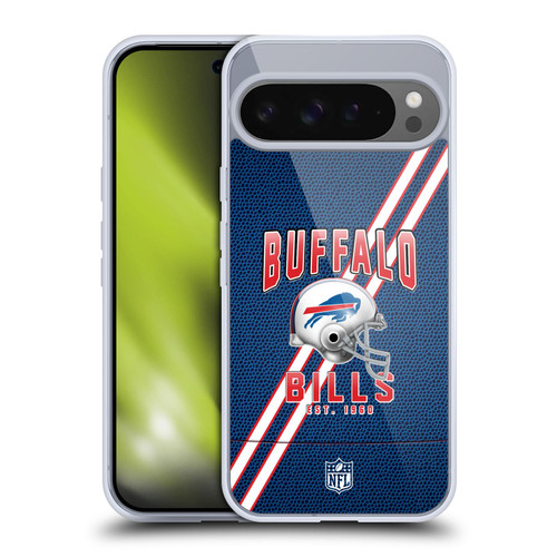 NFL Buffalo Bills Logo Art Football Stripes Soft Gel Case for Google Pixel 9 Pro XL