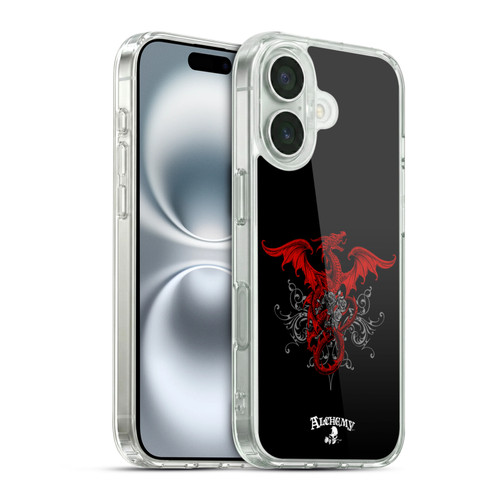 Alchemy Gothic Dragon Draco Rosa Soft Gel Case for Apple iPhone 16 & MagSafe
