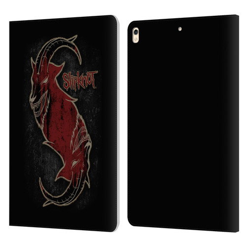 Slipknot Key Art Red Goat Leather Book Wallet Case Cover For Apple iPad Pro 10.5 (2017)