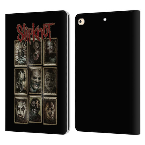 Slipknot Key Art Covered Faces Leather Book Wallet Case Cover For Apple iPad 9.7 2017 / iPad 9.7 2018