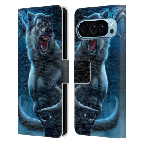 Tom Wood Horror Werewolf Leather Book Wallet Case Cover For Google Pixel 9 / Pixel 9 Pro