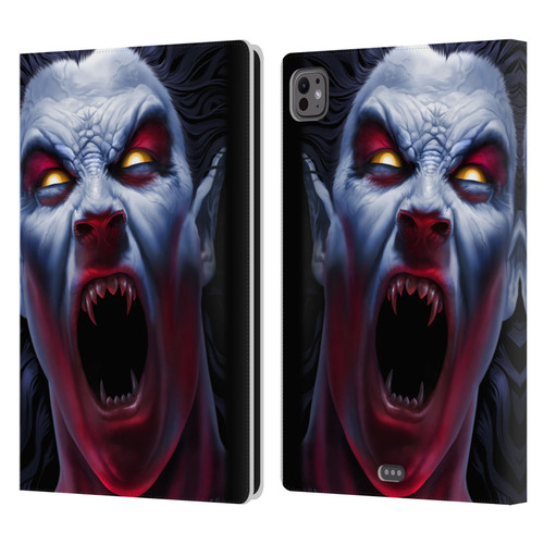 Tom Wood Horror Vampire Awakening Leather Book Wallet Case Cover For Apple iPad Pro 11 M4 2024