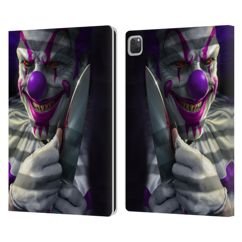 Tom Wood Horror Mischief The Clown Leather Book Wallet Case Cover For Apple iPad Pro 13 M4 2024
