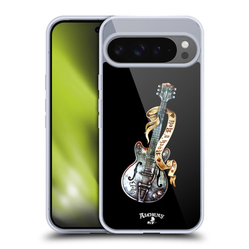 Alchemy Gothic Illustration Rock'it 56 Guitar Soft Gel Case for Google Pixel 9 Pro XL