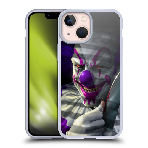Tom Wood Horror Mischief The Clown Soft Gel Case for Apple iPhone 13 Mini
