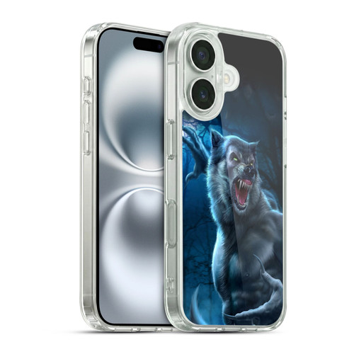 Tom Wood Horror Werewolf Soft Gel Case for Apple iPhone 16 & MagSafe