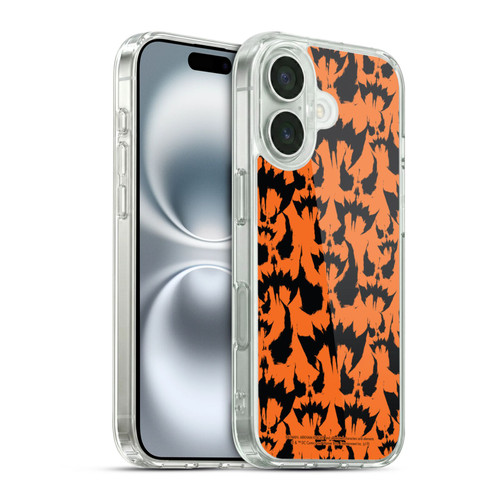 Batman Arkham Knight Graphics Scarecrow Pattern Soft Gel Case for Apple iPhone 16 & MagSafe