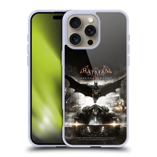 Batman Arkham Knight Graphics Key Art Soft Gel Case for Apple iPhone 16 Pro Max & MagSafe