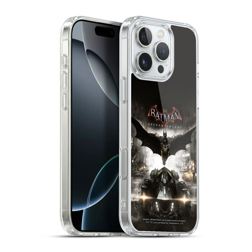 Batman Arkham Knight Graphics Key Art Soft Gel Case for Apple iPhone 16 Pro Max & MagSafe