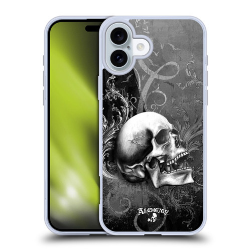 Alchemy Gothic Skull De Profundis Soft Gel Case for Apple iPhone 16 Plus