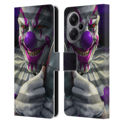 Tom Wood Horror Mischief The Clown Leather Book Wallet Case Cover For Xiaomi Redmi Note 13 Pro Plus 5G