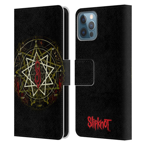 Slipknot Key Art Waves Leather Book Wallet Case Cover For Apple iPhone 12 / iPhone 12 Pro