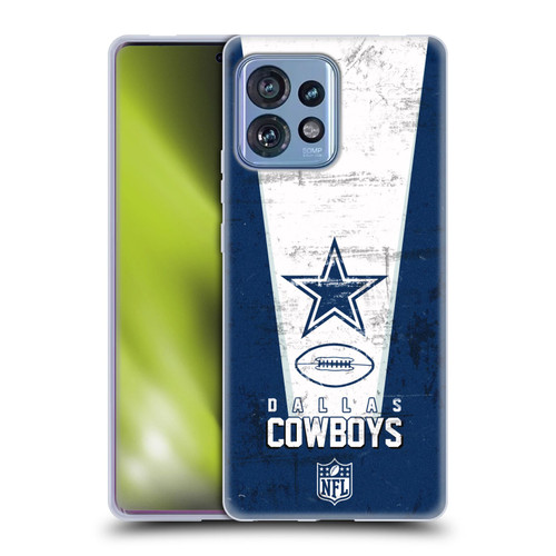 NFL Dallas Cowboys Logo Art Banner Soft Gel Case for Motorola Moto Edge 40 Pro