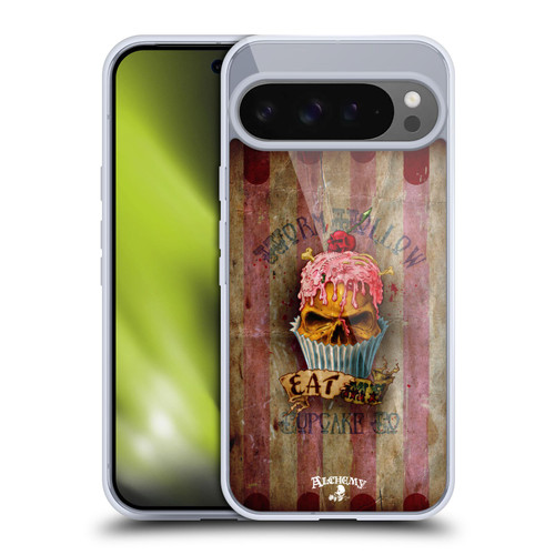 Alchemy Gothic Skull Eat Me Cupcake Soft Gel Case for Google Pixel 9 Pro XL