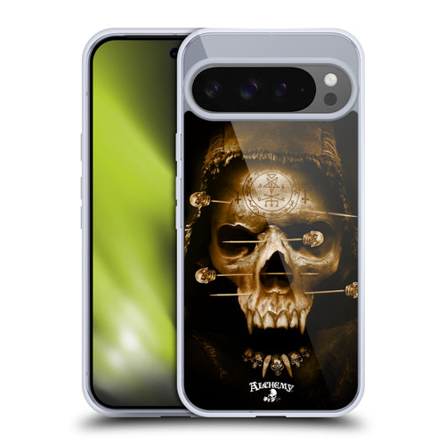 Alchemy Gothic Skull Death Fetish Soft Gel Case for Google Pixel 9 Pro XL