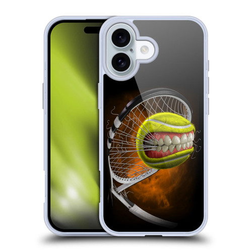 Tom Wood Monsters Tennis Soft Gel Case for Apple iPhone 16