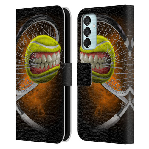 Tom Wood Monsters Tennis Leather Book Wallet Case Cover For Samsung Galaxy M15/F15 5G