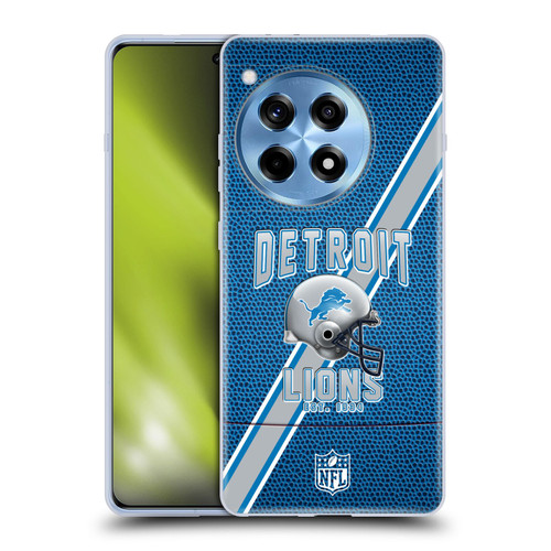 NFL Detroit Lions Logo Art Football Stripes Soft Gel Case for OPPO OnePlus Ace 3 5G