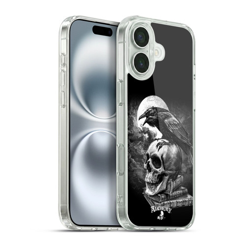 Alchemy Gothic Wing Poe's Raven Soft Gel Case for Apple iPhone 16 Plus
