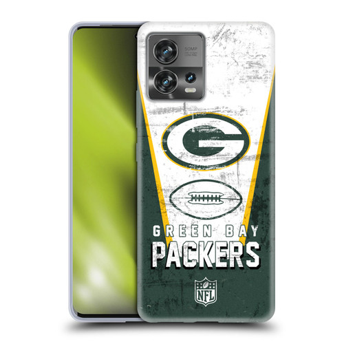 NFL Green Bay Packers Logo Art Banner Soft Gel Case for Motorola Moto Edge 30 Fusion