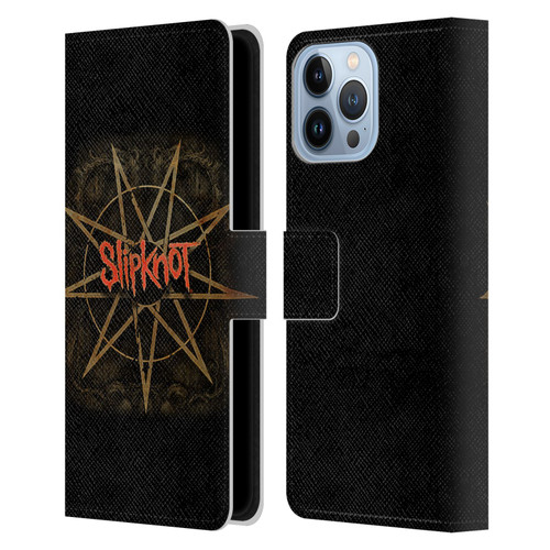 Slipknot Key Art Crest Leather Book Wallet Case Cover For Apple iPhone 13 Pro Max