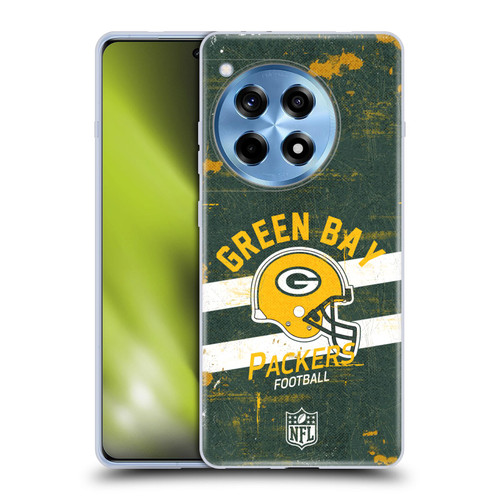 NFL Green Bay Packers Logo Art Helmet Distressed Soft Gel Case for OPPO OnePlus Ace 3 5G