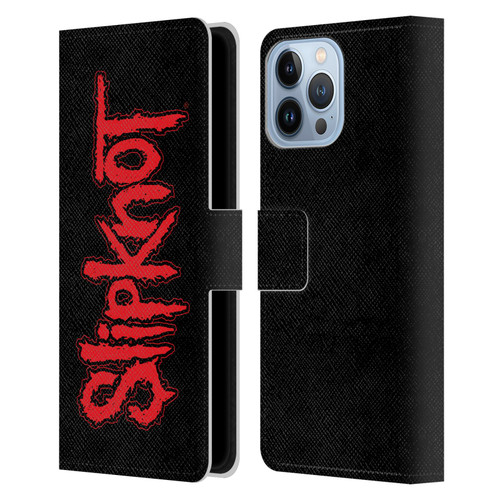 Slipknot Key Art Text Leather Book Wallet Case Cover For Apple iPhone 13 Pro Max
