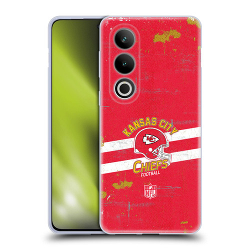 NFL Kansas City Chiefs Logo Art Helmet Distressed Soft Gel Case for OPPO OnePlus Ace 3V 5G