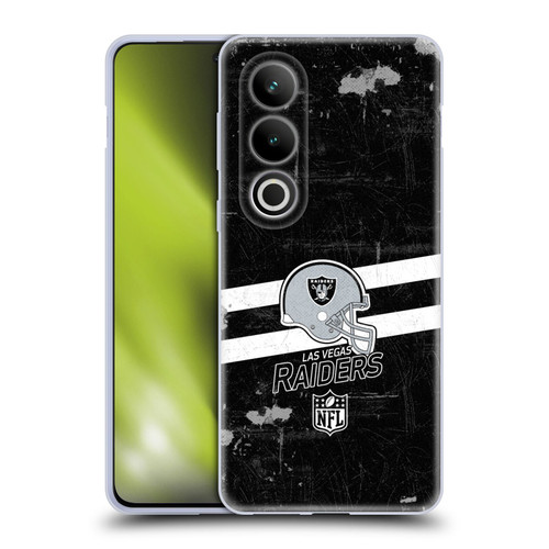 NFL Las Vegas Raiders Logo Art Helmet Distressed Look 100th Soft Gel Case for OPPO OnePlus Ace 3V 5G