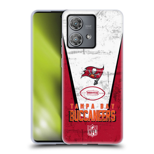 NFL Tampa Bay Buccaneers Logo Art Banner Soft Gel Case for Motorola Edge 40 Neo 5G