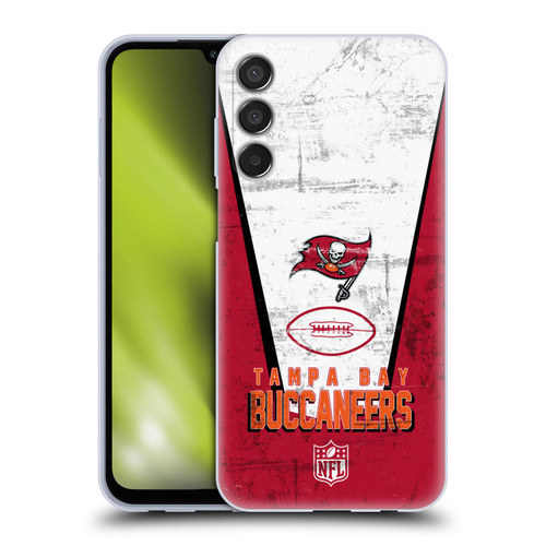 NFL Tampa Bay Buccaneers Logo Art Banner Soft Gel Case for Samsung Galaxy M15/F15 5G