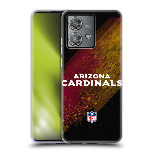 NFL Arizona Cardinals Logo Blur Soft Gel Case for Motorola Edge 40 Neo 5G