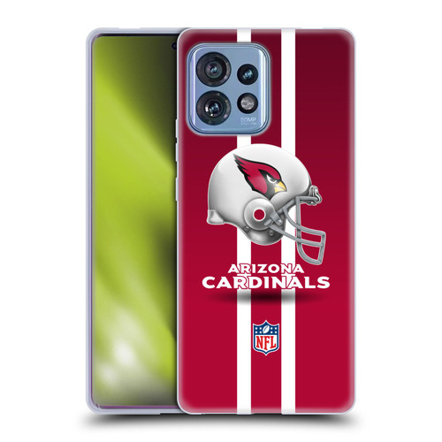 NFL Arizona Cardinals Logo Helmet Soft Gel Case for Motorola Moto Edge 40 Pro