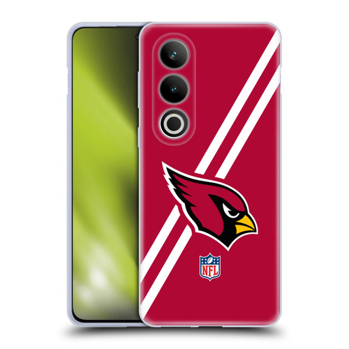 NFL Arizona Cardinals Logo Stripes Soft Gel Case for OPPO OnePlus Ace 3V 5G