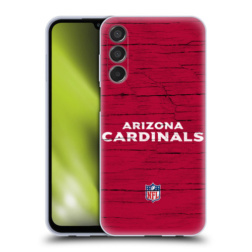 NFL Arizona Cardinals Logo Distressed Look Soft Gel Case for Samsung Galaxy M15/F15 5G