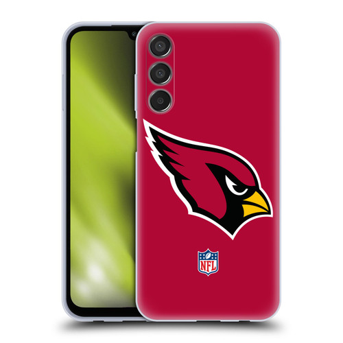 NFL Arizona Cardinals Logo Plain Soft Gel Case for Samsung Galaxy M15/F15 5G