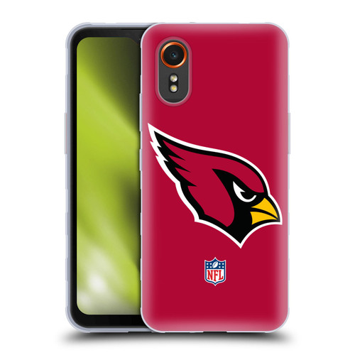 NFL Arizona Cardinals Logo Plain Soft Gel Case for Samsung Galaxy Xcover7 5G