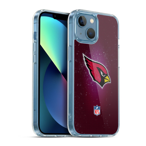 NFL Arizona Cardinals Artwork LED Soft Gel Case for Apple iPhone 13 Mini & MagSafe