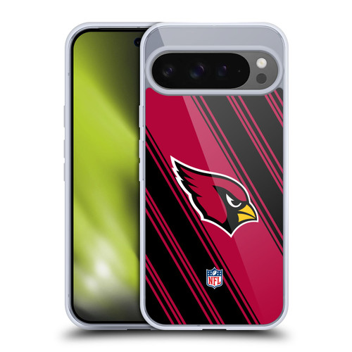 NFL Arizona Cardinals Artwork Stripes Soft Gel Case for Google Pixel 9 Pro XL