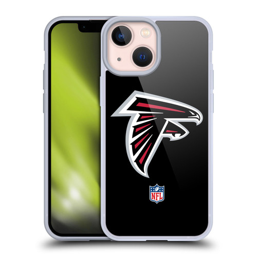 NFL Atlanta Falcons Logo Plain Soft Gel Case for Apple iPhone 13 Mini