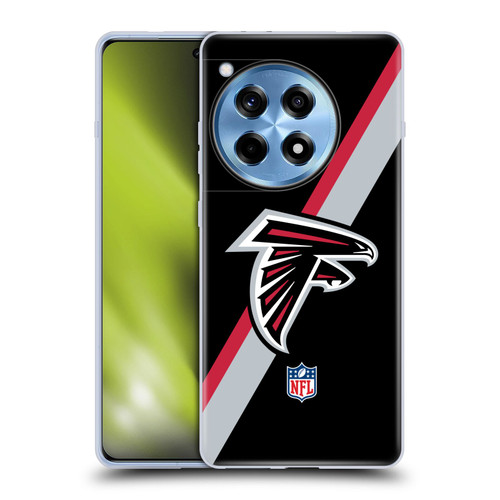 NFL Atlanta Falcons Logo Stripes Soft Gel Case for OPPO OnePlus Ace 3 5G