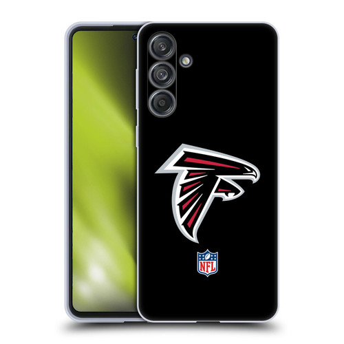 NFL Atlanta Falcons Logo Plain Soft Gel Case for Samsung Galaxy M55 5G
