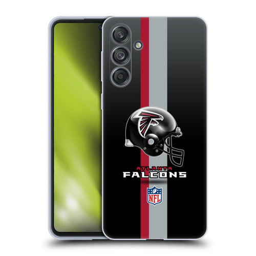 NFL Atlanta Falcons Logo Helmet Soft Gel Case for Samsung Galaxy M55 5G