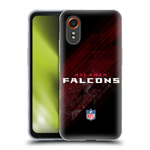 NFL Atlanta Falcons Logo Blur Soft Gel Case for Samsung Galaxy Xcover7 5G