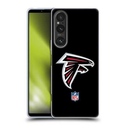 NFL Atlanta Falcons Logo Plain Soft Gel Case for Sony Xperia 1 V 5G