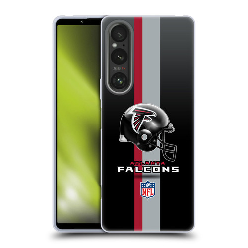 NFL Atlanta Falcons Logo Helmet Soft Gel Case for Sony Xperia 1 V 5G