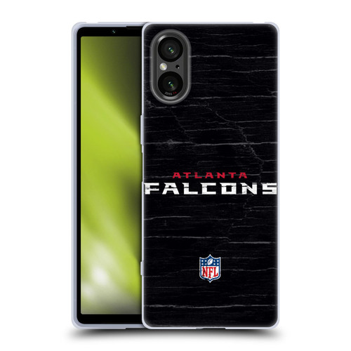 NFL Atlanta Falcons Logo Distressed Look Soft Gel Case for Sony Xperia 5 V 5G