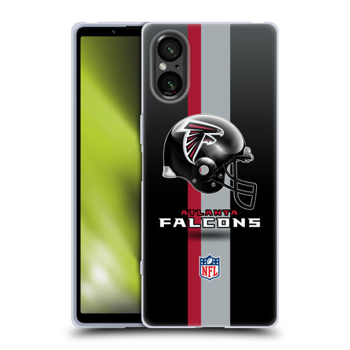 NFL Atlanta Falcons Logo Helmet Soft Gel Case for Sony Xperia 5 V 5G