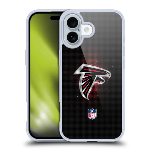 NFL Atlanta Falcons Artwork LED Soft Gel Case for Apple iPhone 16